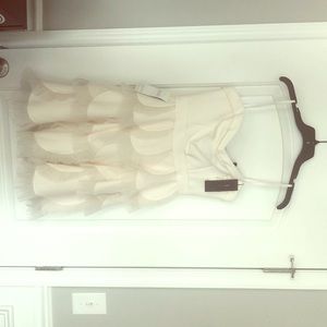 BCBG beautiful white dress!
